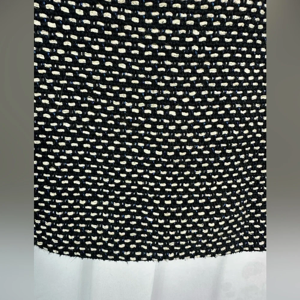 Tory Burch navy tweed pencil skirt size 4